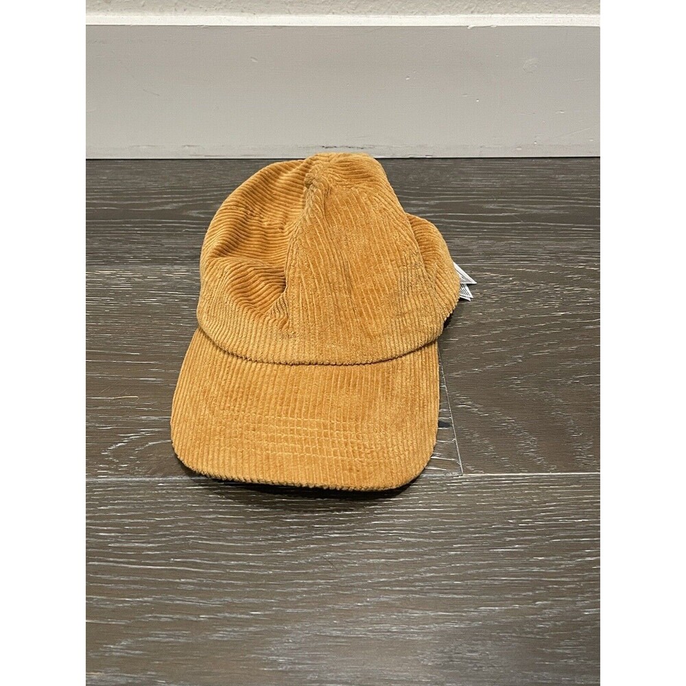 Gap Mens Brown Corduroy Hat Adjustable Strapback Dad Baseball Cap
